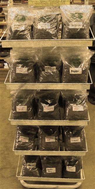 display of bulk pipe tobacco
